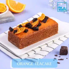 My Orange Chocolate Teacake is what started it all. It's a soft, zesty orange cake dotted with chocolate chunks, reminding me of childhood orange toffees.