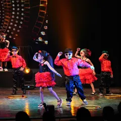 Full-on Bollywood swag. Our young dancers, complete with sunglasses and high-energy moves, bring a fun, filmy vibe to their performance, choreographed by our talented instructor Deepali.