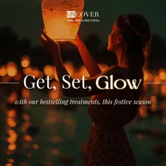 Get set, glow! This festive season, get ready with our bestselling treatments like Glow Drips, UnTan Glow Peels, and HydraFacial.