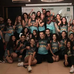 Our amazing team of presenters and participants at the BollyBeats Asia Convention 2023 in Goa. This picture captures the incredible energy and spirit of our community.