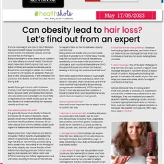 In this article for Healthshots, I discuss the connection between obesity and hair loss. I explain how hormonal imbalances and insulin resistance associated with being overweight can affect hair follicles, leading to thinning and shedding.