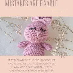 The second lesson is that mistakes are fixable. In crochet and in life, we can always unravel, learn, and start again, often creating something even better than planned.