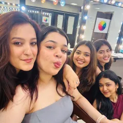 A happy moment with my graduating students. I cherish these memories and feel so proud to send another batch of talented artists out into the world.
