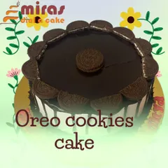 An irresistible Oreo cookies cake. This design is loaded with the classic cookie, featuring a chocolate drip and a border of Oreos for a treat that's all about that cookies-and-cream flavor.