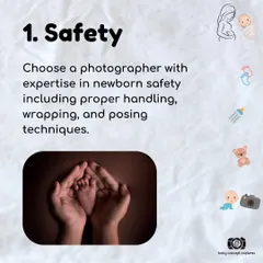 A duplicate of the safety-first graphic, reinforcing my commitment to your baby's well-being during every photoshoot.