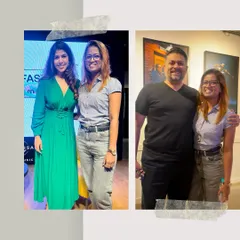 So grateful to have mentors like Priyanka Khimani and Devraj Sanyal as my guiding force. Pictured here at a Women of Music India event, their support and energy are invaluable.