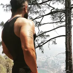 Taking a moment to appreciate the view. True wealth is health and freedom. My fitness journey gives me the strength and stamina to explore nature and live life to the fullest.