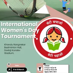 To celebrate and promote women in sports, I organized this special International Women's Day Tournament. The event featured categories for all ages, from U-9 girls to 45+ women, creating an empowering and competitive atmosphere.