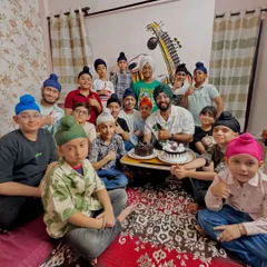 This picture says it all. My students are my family. Here we are celebrating my birthday at the academy, surrounded by smiles, cake, and of course, the sound of tabla. This is the community spirit we build in our classes.