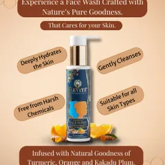 This is what a face wash crafted with nature's pure goodness looks like. My Ardayati Vitamin C cleanser is infused with turmeric, orange, and Kakadu plum to gently cleanse, deeply hydrate, and suit all skin types.