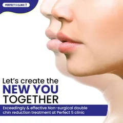 We can help you achieve a sharper, more defined jawline without any surgical procedures. Our non-surgical double chin reduction treatment is designed to effectively reduce submental fat, helping to contour your profile for a rejuvenated and confident appearance.
