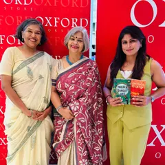 I had the honor of moderating a panel discussion on mystery writing with the brilliant authors Madhulika Liddle and Sutapa Basu at the Oxford Bookstore. It was a fantastic opportunity to delve into the minds of these masters of suspense.