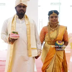 A duplicate of image 110, capturing the couple's traditional wedding look.