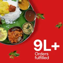 With over 9 lakh orders fulfilled at the time of this post, every meal delivered is a taste of home for our customers. This image of a traditional meal represents the heart of what we do: connecting your authentic cooking with people who appreciate it.