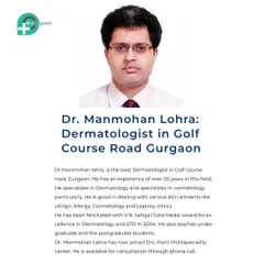 Meet Dr. Manmohan Lohra, a leading dermatologist at our Golf Course Road, Gurgaon clinic with over 20 years of experience in dermatology and cosmetology.