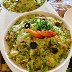 A big bowl of our signature guacamole, a crowd-pleaser at the Bombay Gymkhana 150th-anniversary event.
