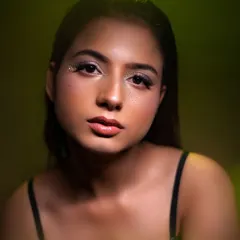 For me, beauty photography is about the details. This close-up portrait highlights the incredible work of the makeup artist, with the glitter catching the light just right to create a magical, dreamy look.