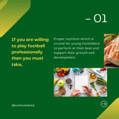 Nutrition Guide Part 1: We advise our players on the importance of proper nutrition to perform at their best.