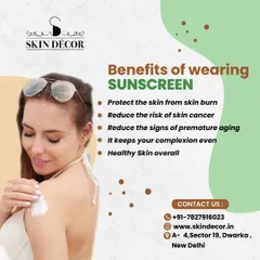 Sunscreen is non-negotiable for healthy skin. It protects from sunburn, reduces cancer risk, prevents premature aging, and helps maintain an even complexion. This is the best anti-aging product you can use.