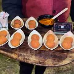 A tray of our delicious Chicken Kievs, served hot and fresh by our staff. These bite-sized delights are perfect for passing around at any party.
