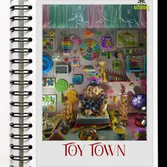 A creative and playful "Toy Town" theme for a Ganpati celebration. We used colorful toys and educational items to create a unique and imaginative backdrop for the idol.