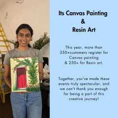 Did you know canvas painting and resin art are our most popular events? This year, over 350 customers joined us to paint their hearts out, and we couldn't be more grateful.