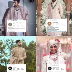 Here are more of my favorite designers for grooms. Qbik, Asuka Couture, Telon, and NM Design Studio are all fantastic choices for finding unique and stylish outfits for your wedding celebrations.