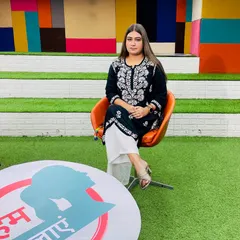 On the set of "Hum Mahilaein" at India News. It is a privilege to be part of conversations that empower women with legal knowledge.