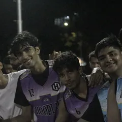 Post-game smiles from some of the players. Friendships are forged and memories are made right here on the court.