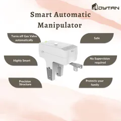 This smart automatic manipulator is a crucial safety device. It automatically turns off your gas valve if a leak is detected, protecting your family without supervision.