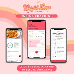 An overview of the WLWT online coaching app. You can track your progress, access your meal plans, and view your workouts all in one place.