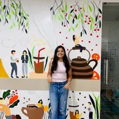 This mural turned a simple office cafeteria at Dhruva Advisors into a vibrant and joyful space. It’s filled with fun, relatable characters and little moments that celebrate the coffee and tea breaks we all love during a busy workday.
