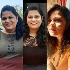 This collage shows different stages of Harshada's transformation. It's a reminder that progress is a journey, not a destination, and celebrating every step is important for motivation.