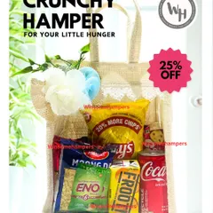 My Crunchy Hamper is perfect for quick munching, office snacking, or as a casual gift. It's packed with everyone's favorite snacks and is currently available at a discount.