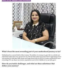 This excerpt from my feature in The Glitz Media delves into the rewarding aspects of motherhood and the challenges faced by a working doctor. It reflects my philosophy of balancing professional commitments with family life.