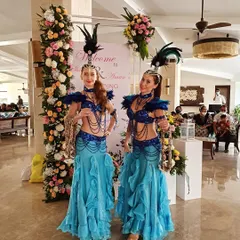 Our Russian artists are also trained in belly dancing. This is a great entertainment option for a Sangeet or reception party to get the energy levels up.