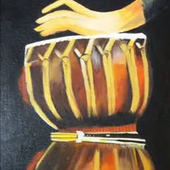 The rhythm of the drum, captured in paint. Art allows me to explore different energies, just as I explore the unique energy of every home I work with.
