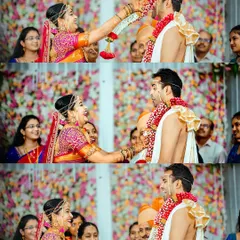 The playful and joyous garland exchange, or Varmala ceremony, is always full of laughter and excitement.