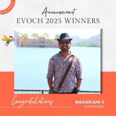 Congratulations to our EVOCH Award winner for Happiness from Pune. His gentle, thoughtful storytelling leaves a spark with the children.
