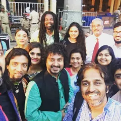 A happy moment with the incredible team of artists after the Mysuru Palace concert. The energy and camaraderie of working with such talented musicians is something I deeply value.