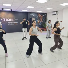 A snapshot from one of our group sessions. You can see the focus and the fun as everyone learns the steps together. This is what my judgement-free zone is all about.