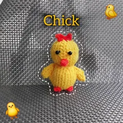 The final crochet chick, inspired by an emoji. I love fun and creative challenges like this.