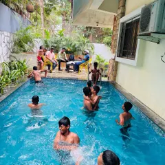 Fun times in the pool during our Lonavala tour. These moments of relaxation and bonding are just as important as the practice on the field.