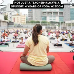 After four years of teaching, I know for sure that I am always a student first. My practice is my wisdom, and I lead from experience, not ego.