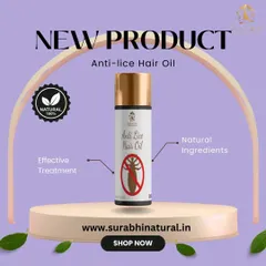I developed this new Anti-Lice Hair Oil as an effective, 100% natural treatment. It gets rid of lice without using harsh chemicals, so it's safe for your scalp and hair.