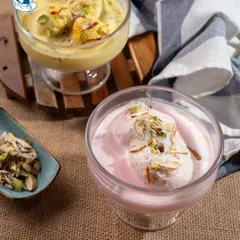 No celebration is complete without a touch of sweetness. I offer a variety of classic Indian desserts, including this creamy and indulgent Rasmalai, available in both traditional kesar and delicate rose flavors.