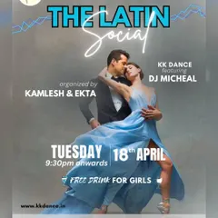 We take the party to different venues across Delhi. This flyer is from one of our Latin Socials at Tizoe, Ansal Plaza, where we offered great music, special deals, and a night of non stop dancing.
