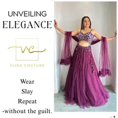 Unveiling elegance you can rent. This wine-colored lehenga is part of my new collection for brides and bridesmaids. Wear, slay, repeat, without the guilt.