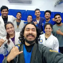 The camaraderie is real. Here's a snapshot of our members after a fundamentals class, feeling accomplished and connected.