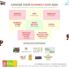 So many paths to explore. Our "Choose Your Summer Camp" model gives your child the power to pick their own adventure, with options ranging from STEM and art to dance and sports, all led by expert partners.